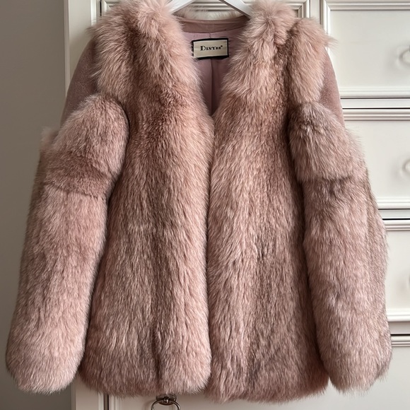 100% luxury Top  quality Real fox fur coat - Picture 6 of 13